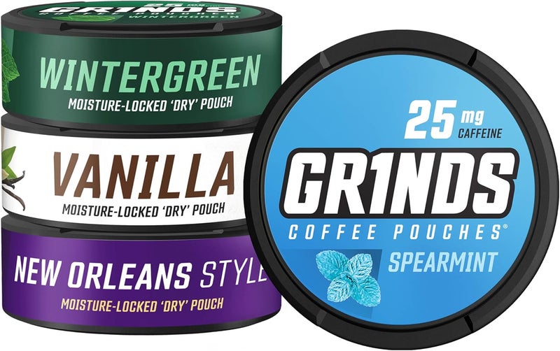 Grinds Coffee Pouches - Top 4 Flavors - Image 1